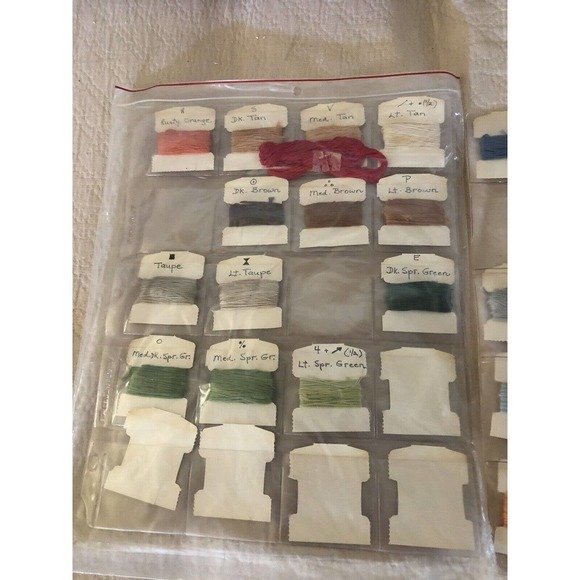 Hand Embroidery Floss Thread Lot Colorful Collection DMC & Other Vintage - Picture 3 of 4